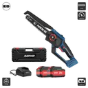 ម៉ូទ័រអាឈើខ្នាតតូច (ES8081) Cordless Chainsaw  20V 4.0Ah x 2  5800RPM  24CM