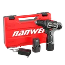 ម៉ូទ័រស្វានប្រើថ្ម 10 លី (DB5122) Cordless Electric Drill 10MM 12V 1.3Ah x 2  20NM 10 លី