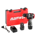 ម៉ូទ័រស្វានប្រើថ្ម 10 លី (D5165-5) Cordless Electric Drill 10MM  16.8V 1.5Ah x 2 45NM 10 លី