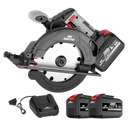 ម៉ូទ័រជ្រៀក 1.8តឹកប្រើថ្ម(D5165) Cordless Circular Saw 185MM 21V 6.0Ah x 2 5500RPM 185MM
