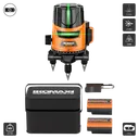 ឡាស៊ែរភ្លើង 2 ប្រើថ្ម (K902) Line Laser Level 2line 2PCS 515NM 10MW