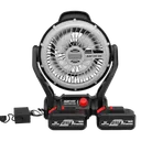 កង្ហារប្រើថ្ម (F28) Cordless Fan  21V 4.0Ah x 2 1810RPM  28CM