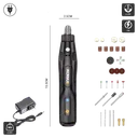 ប៉ូទ័រឆ្លាក់ខ្នាតតូច (កំណត់ល្បឿនបាន) (EP032X) Engraving Pen  220V 50W 3.2MM