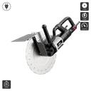 ម៉ូទ័រកាត់ជញ្ជាំងបេតុង (WC5600) Wall Cuttung Machine  220V  6000W  4700RPM  370MM