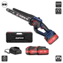 ម៉ូទ័រអាឈើខ្នាតតូច (ES8101) Cordless Chainsaw  20V 4.0Ah x 2  6500RPM 25CM