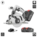 ម៉ូទ័រជ្រៀក 1.2តឹកប្រើថ្ម (CS5052) Cordless Circular Saw 125MM 21V 4.0Ah x 2 4700RPM 125MM